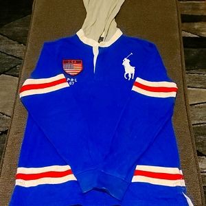 polo ralph lauren hooded long sleeve shirt